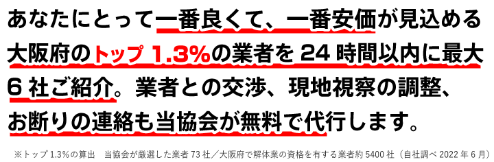 現地調査の段取り、断り連絡、解体工事の届出、補助金申請など、すべて無料でお任せいただけます